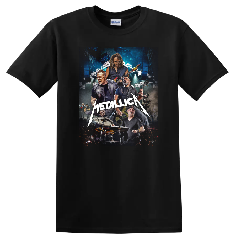 Metal Band Concert T Shirt Heavy Metal Rock Music Tee Fan Merchandise