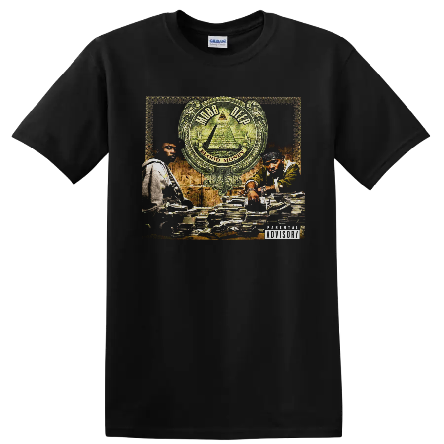 Blood Money Hip Hop T Shirt Urban Streetwear Music Tee for Fans