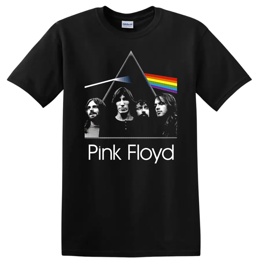 Prism Rainbow Music Art T Shirt Vintage Style Graphic Tee for Music Lovers