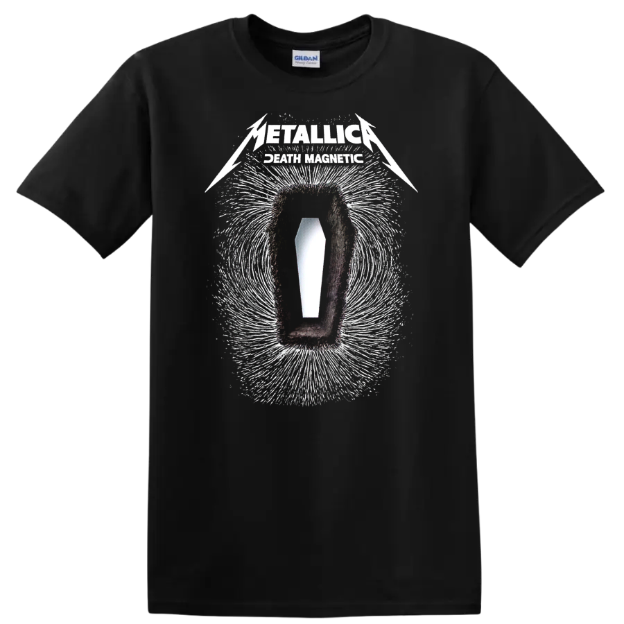 Coffin Design Graphic T Shirt for Halloween Ghost Lovers and Spooky Events Tee