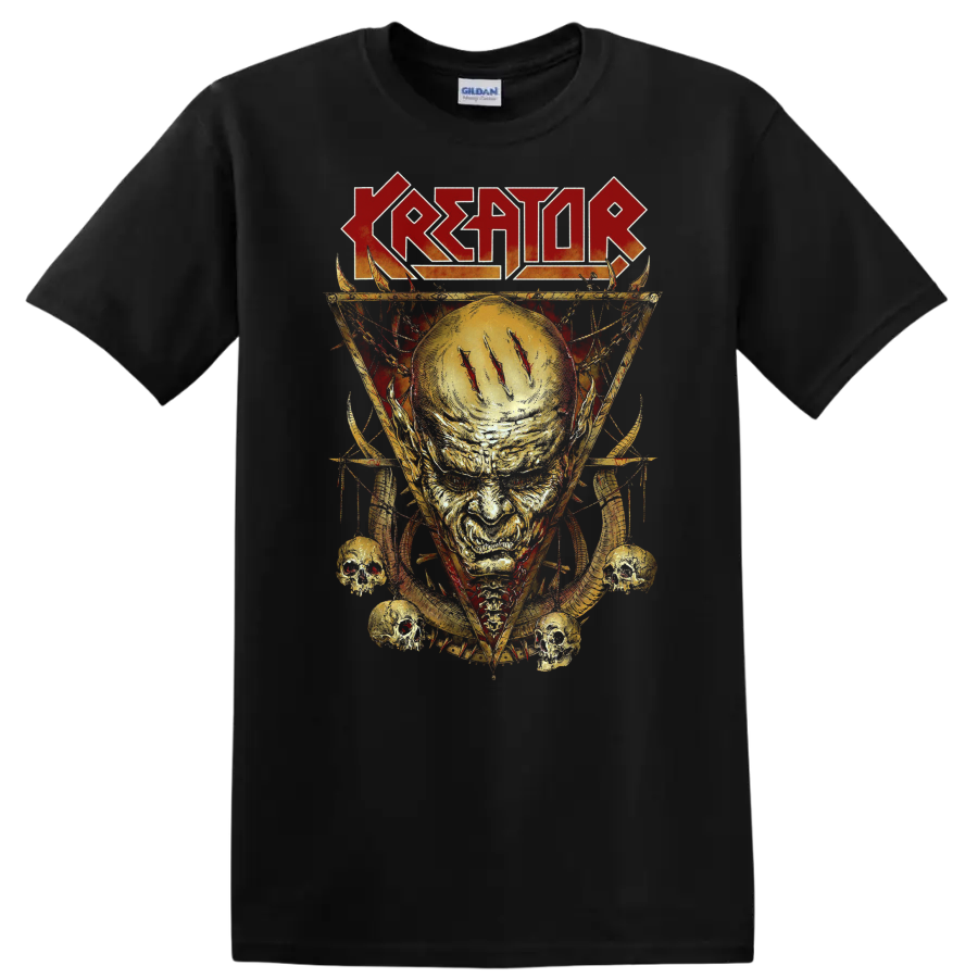 Kreator Skull Graphic Heavy Metal T Shirt Rock Music Tee for Fans and Collectors