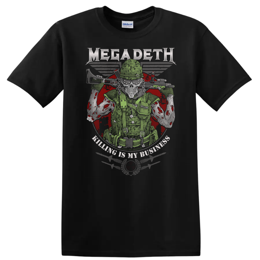 soldier graphic T Shirt military green art design w/ cool Tee