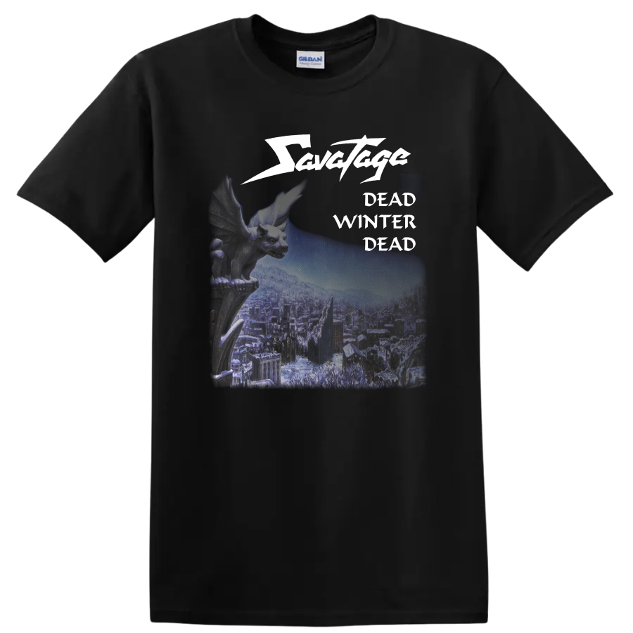 Winter Dead Gargoyle Graphic T Shirt Distorted Artwork Scene Tee