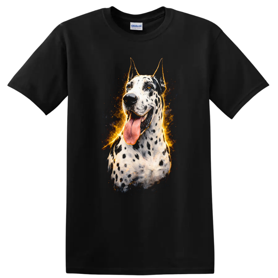 Dalmatian Dog Graphic T Shirt Cool Animal Print Funny Dog Lover Tee