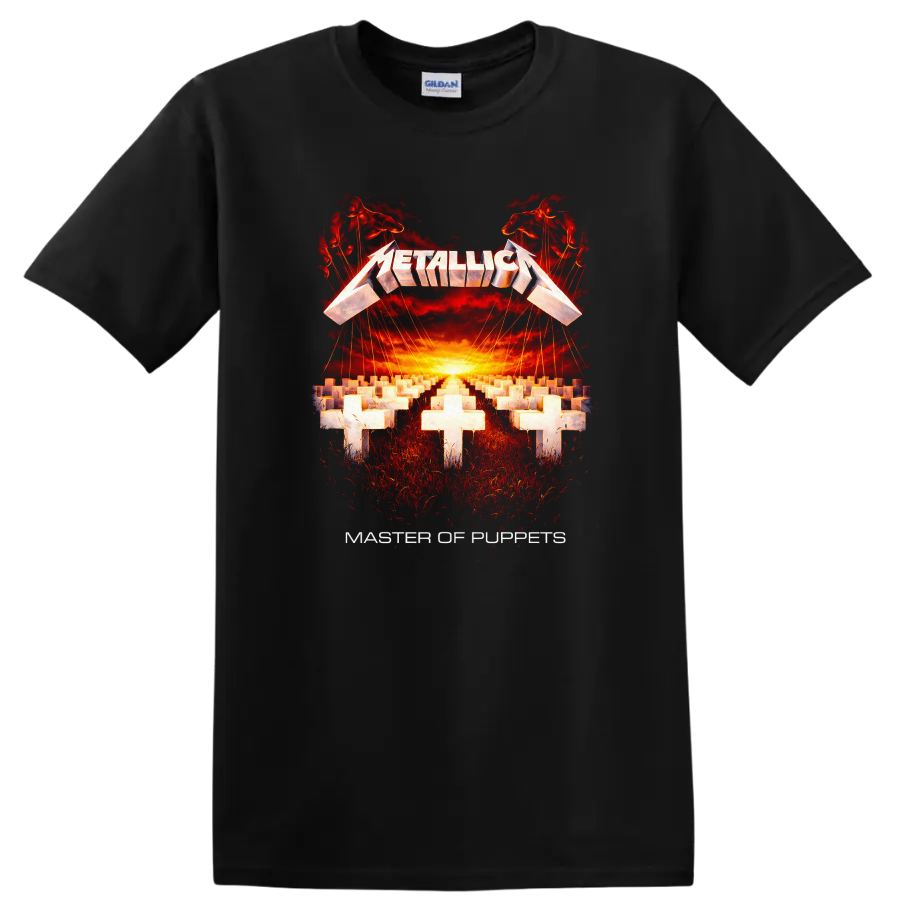 Vintage Classic Rock T Shirt Master of Puppets Art Tee for Music Lovers