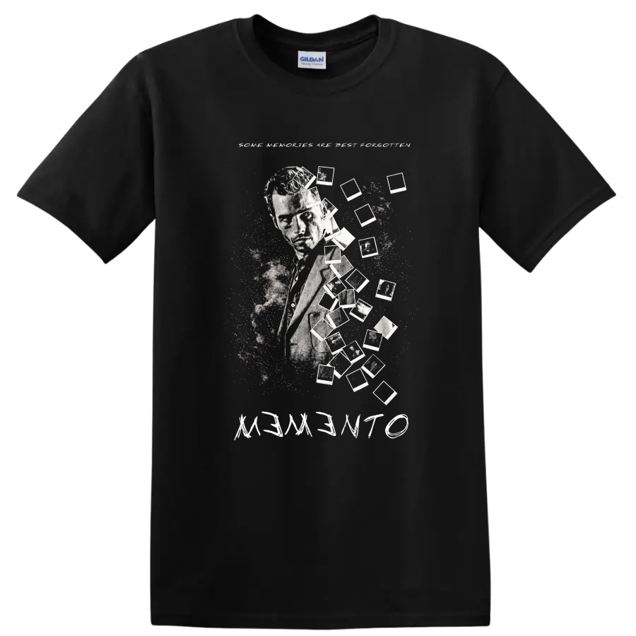 Memento Graphic T Shirt Film Noir Art Design Memory Conceptual Tee