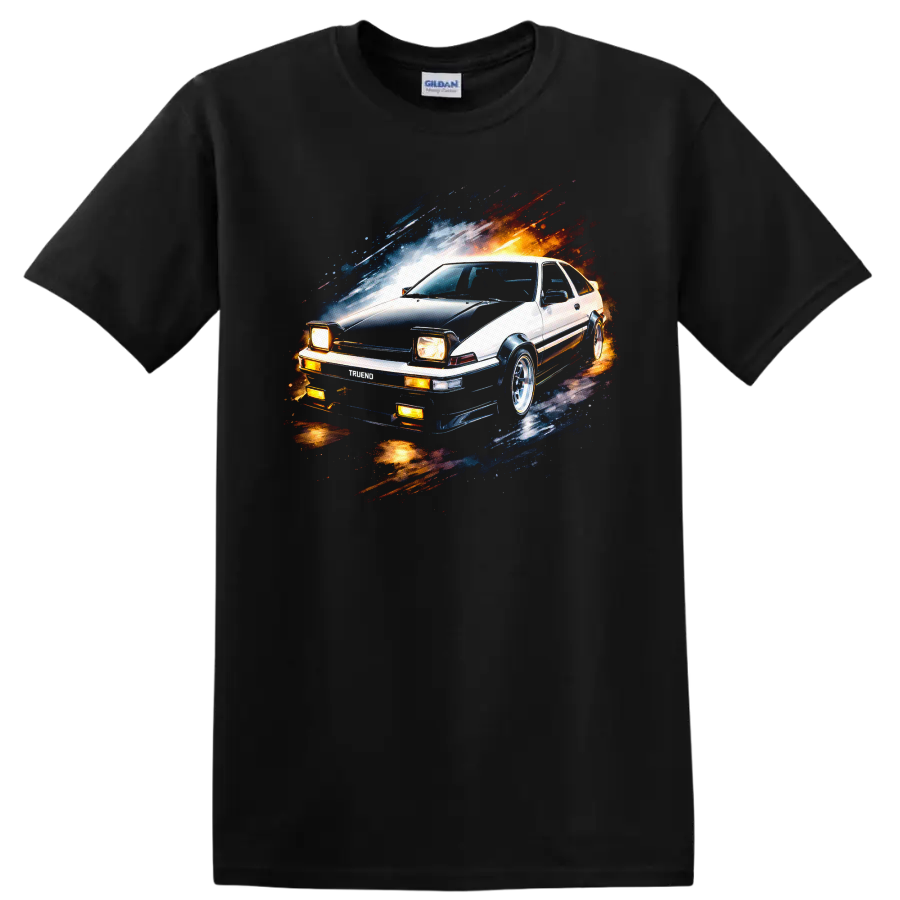 Toyota Sprinter Trueno AE86 T Shirt Classic JDM Drift Car Retro Racer Tee