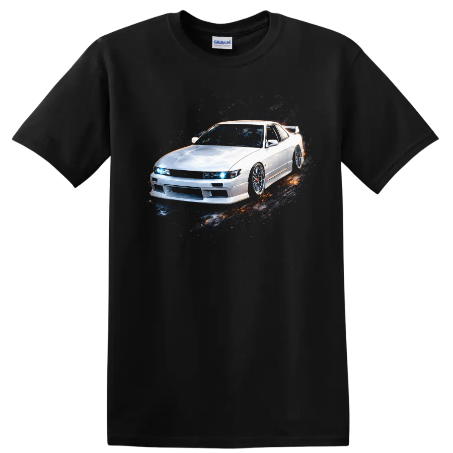 Nissan Silvia S13 Old Car Drift JDM T Shirt Classic Coupe Racer Tee