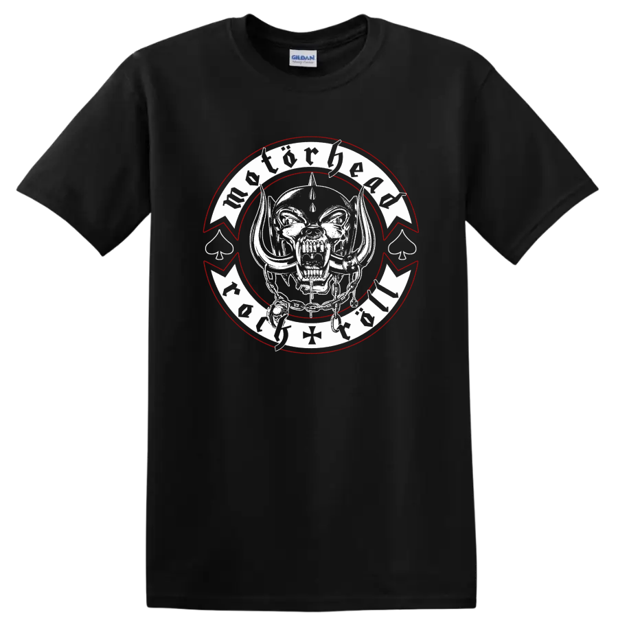 Motorged Rock Metal Music T Shirt Skull Graphic Heavy Duty Band Tee