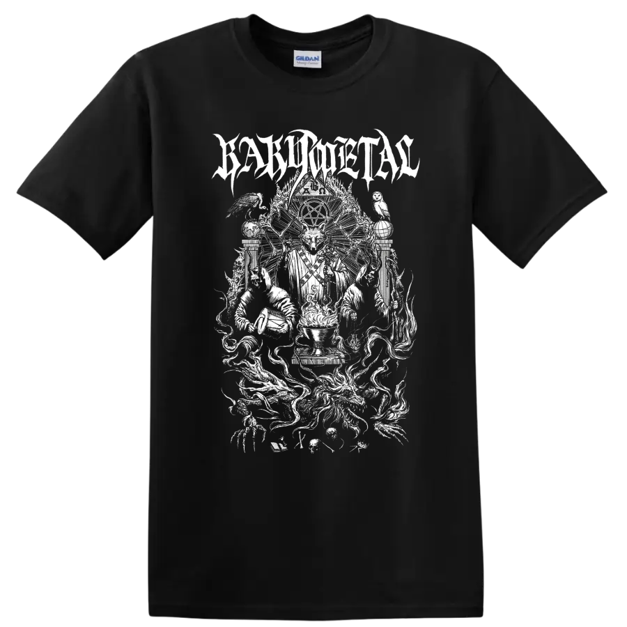 BABYMETAL Wolf Ritual T Shirt Black Metal Occult Graphic Wolf Tee