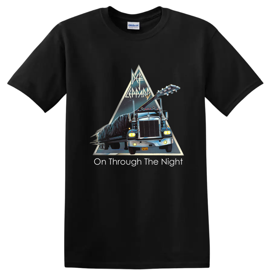 Def Leppard Rock Metal Music T Shirt Vintage Tour Truck Band Tee