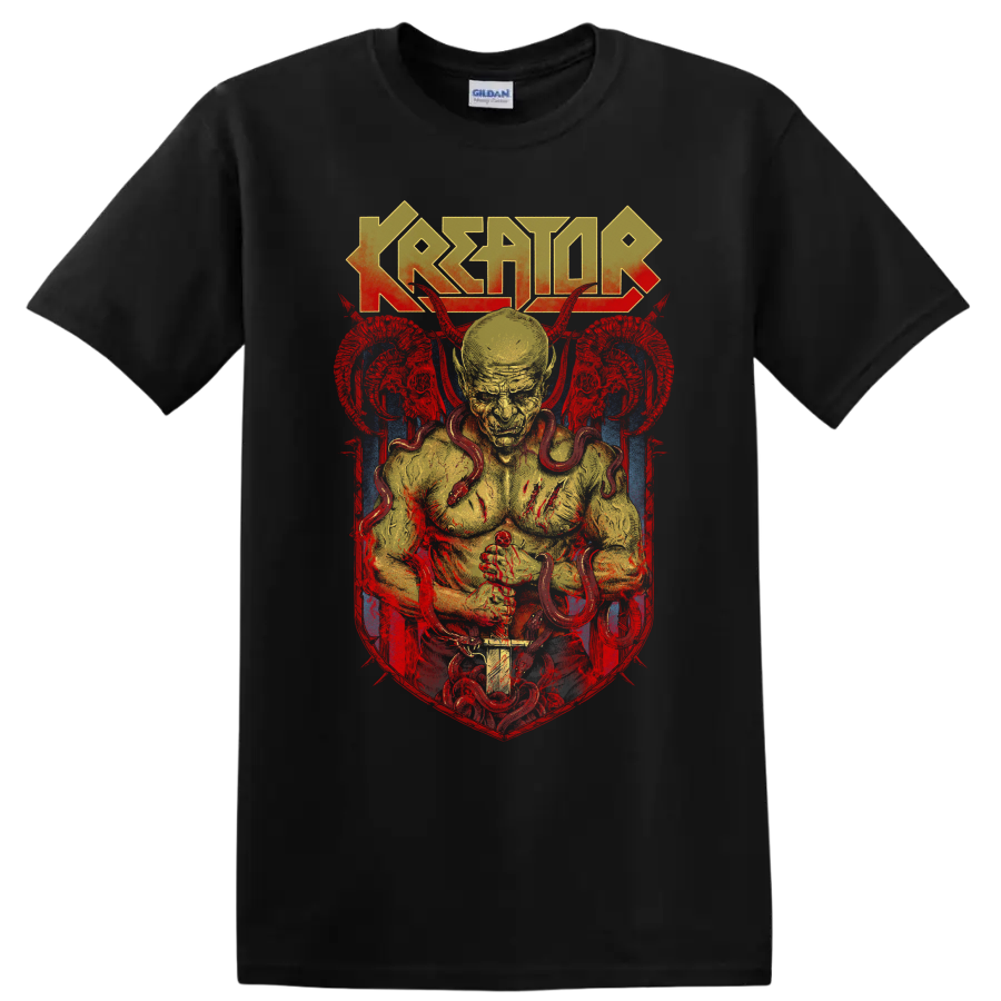 Kreator Metal Band Graphic T Shirt Heavy Horror Style Extreme Music Tee