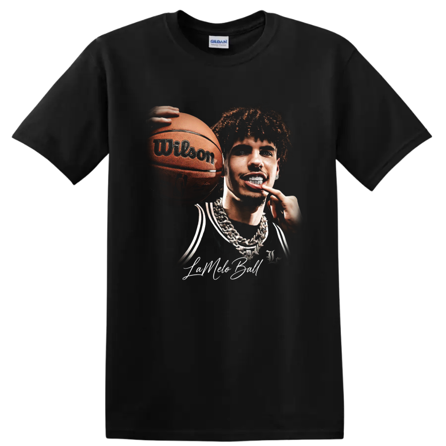 LaMelo Ball Basketball Player T Shirt Charlotte Hornets Pose Tee
