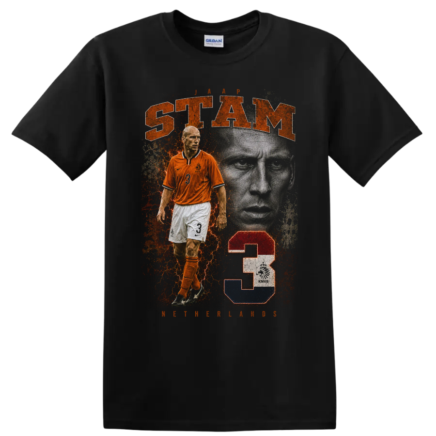 Soccer Player Wesley Sneijder Netherlands T Shirt Orange Jersey Retro Tee