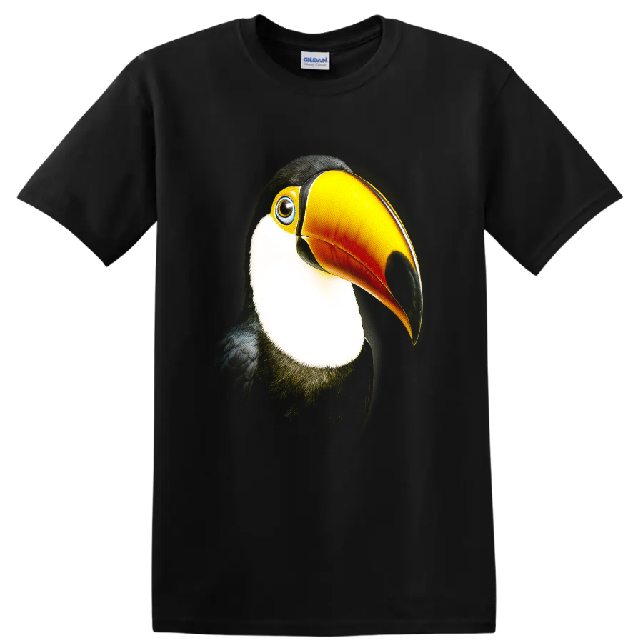 Toco Toucan T Shirt Tropical Bird Portrait Wildlife Art Nature Tee
