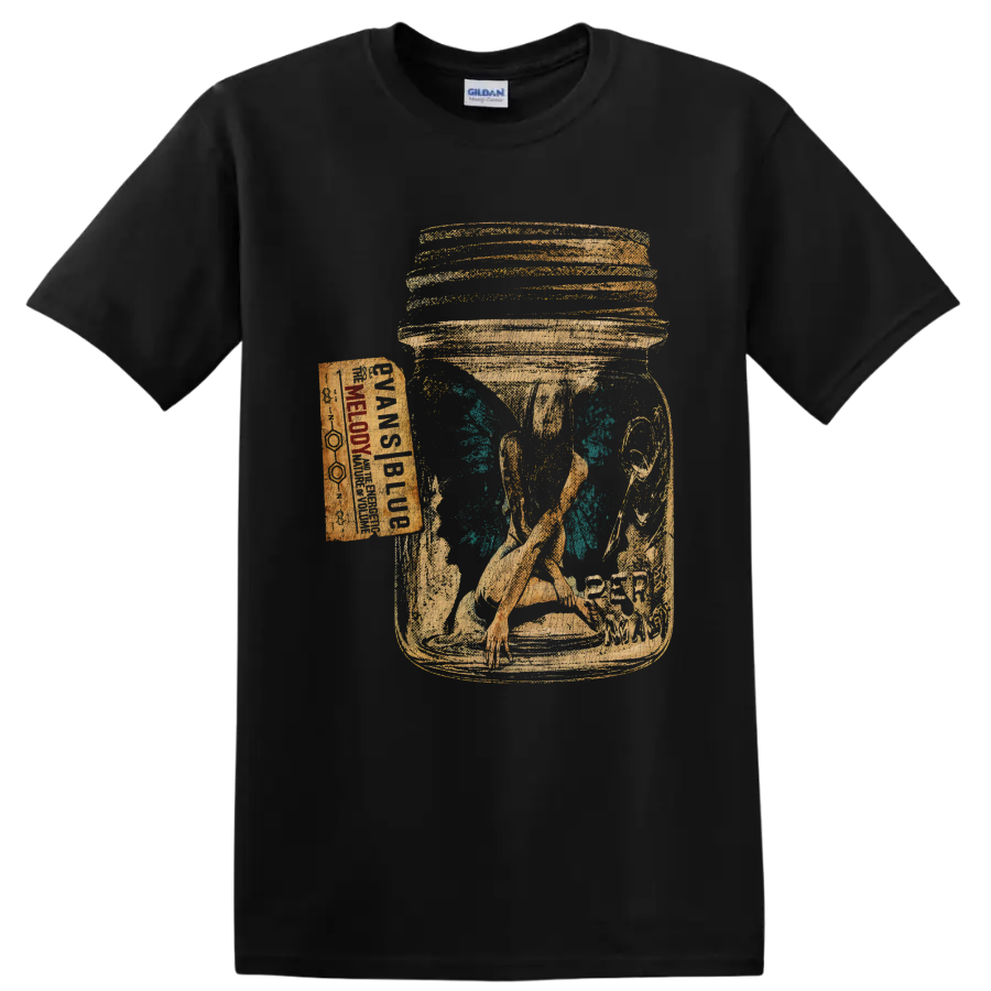 Evans Blue Rock Band T Shirt Melody Nature Volume Vintage Artwork Music Rock Tee
