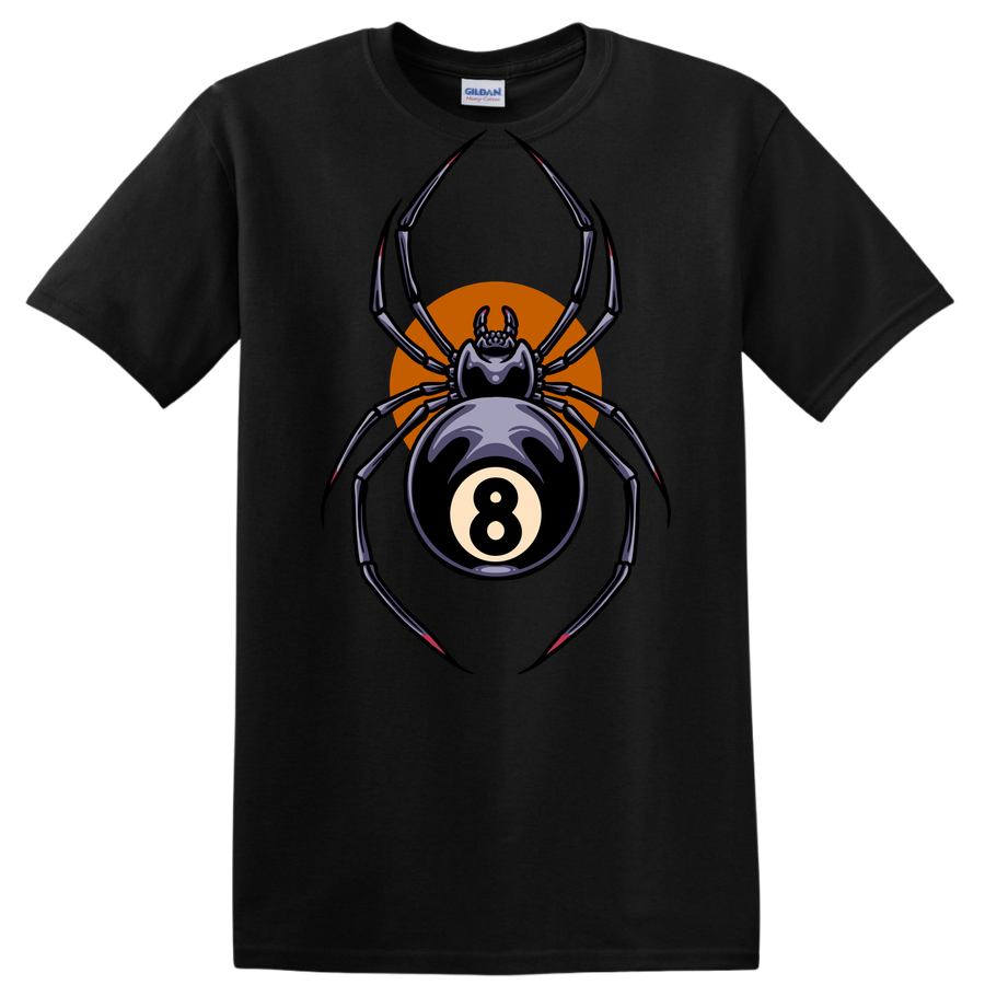 Spider Number 8 T Shirt Graphic Halloween Cute Tee for Kids and Adults