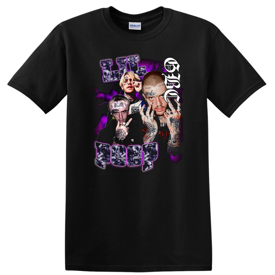 Lil Peep Graphic T Shirt Vintage Hip Hop Art Fan Tee Music Legend Gift