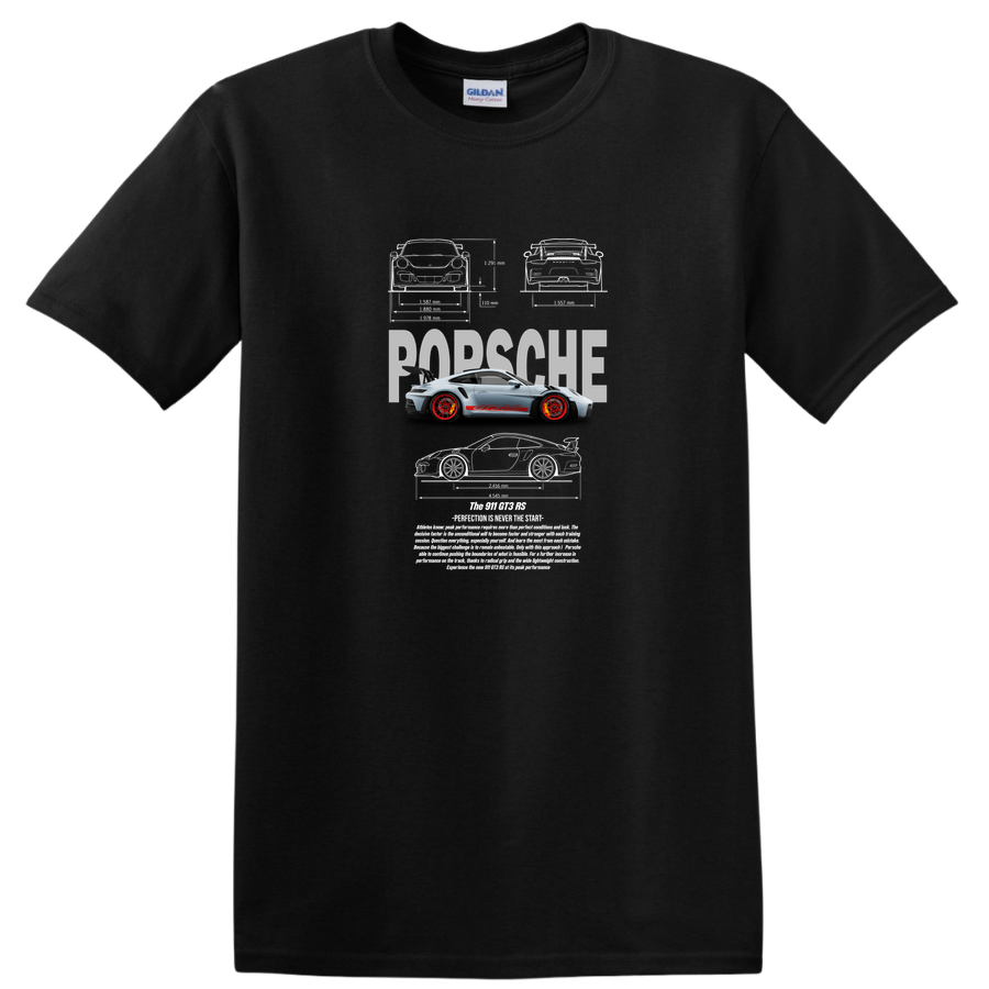 Sport Car Racing Graphic T Shirt Cool Fast Car Design for Car Enthusiasts Tee