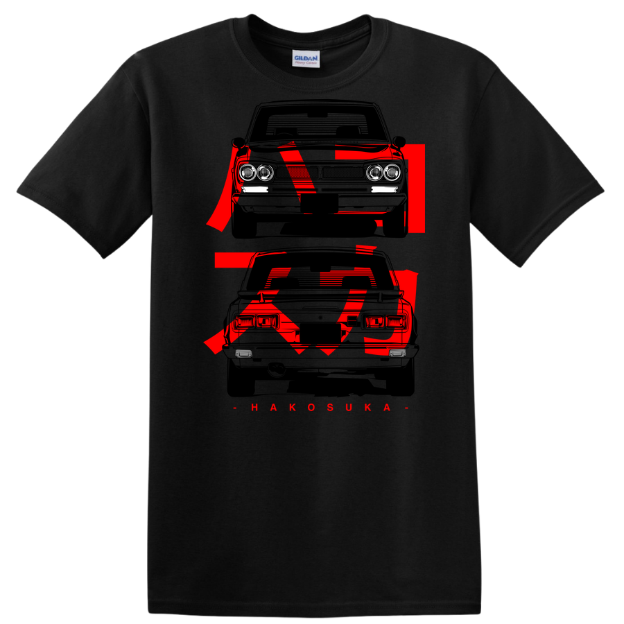 Classic Car Graphic Art T Shirt Retro Racing Design Tee for Car Enthusiasts