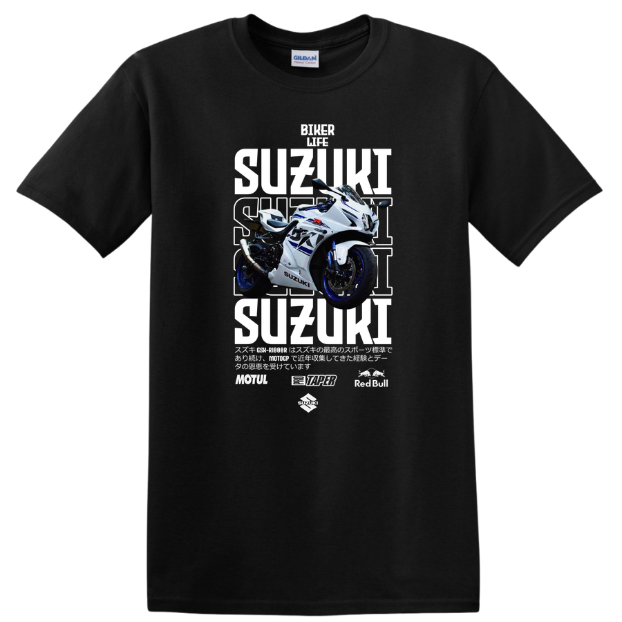 Motorcycle Racing T Shirt Graphic Design Sports Tee for Bike Enthusiasts