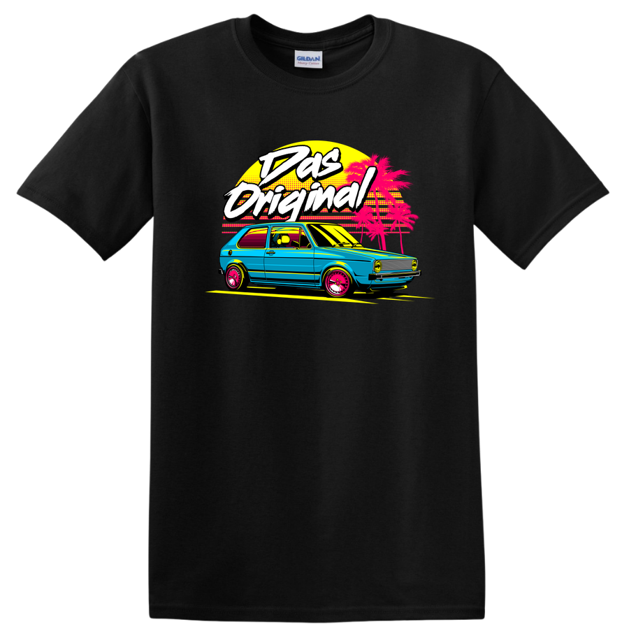 Classic Car Das Original T Shirt Retro Style Graphic Tee Vintage Auto Design