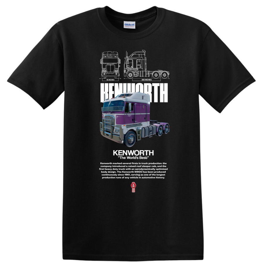 Heavy Duty Truck Design T Shirt for Truck Lovers Classic Tee Vehicle Art