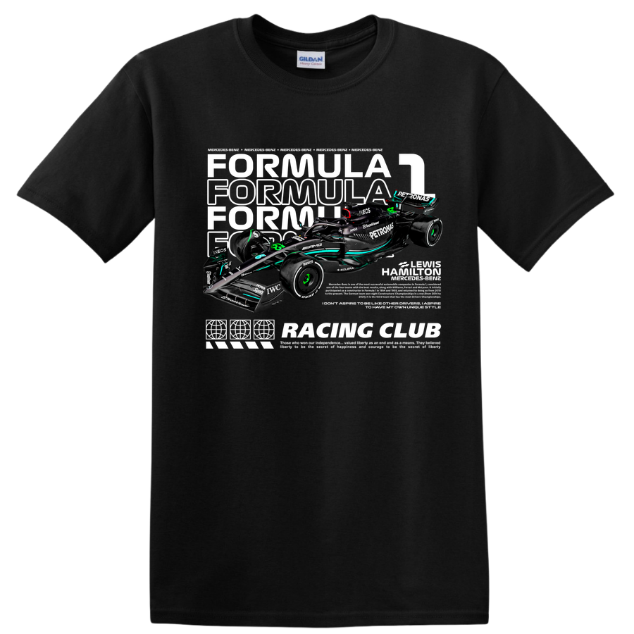 Formula Racing Car T Shirt for Motorsport Fans Graphic Tee Stylish Design